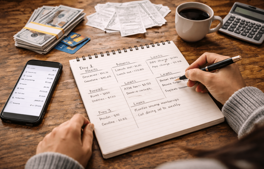 How to track spending without a budget in 72 hours?